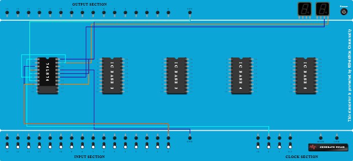 2 bit async up counter