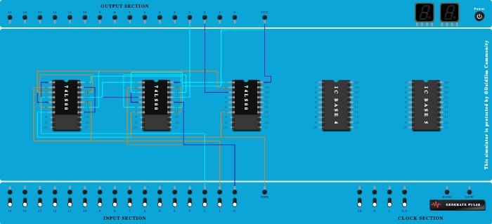 full adder using nand