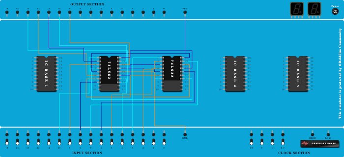 EX -14 -bit substractor and addition using 2's complement method