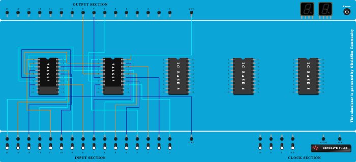 8 bit comparator