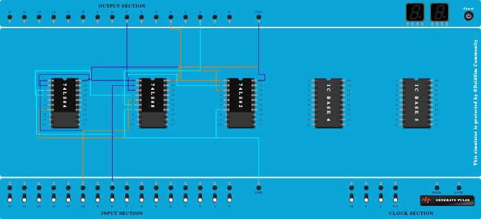 1 bit comparator