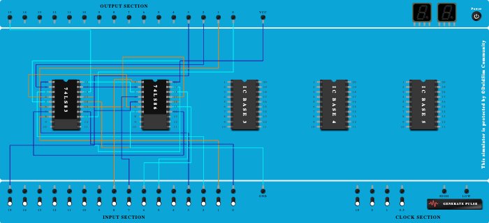 Parallel sub using exor
