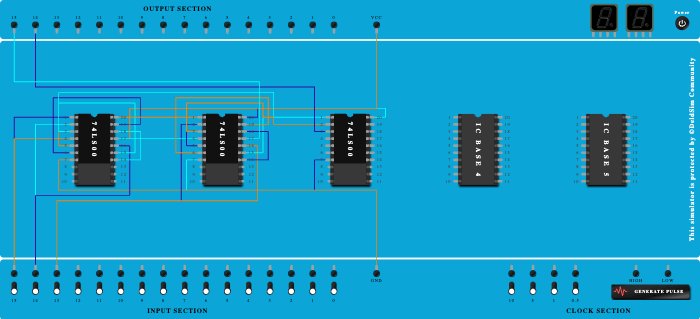 Full ladder ckt using   nandgate