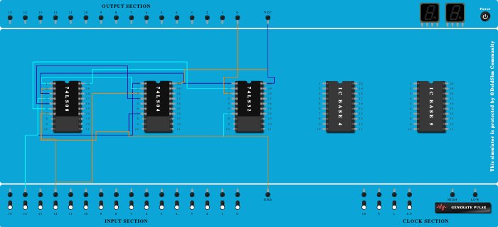 XOR using basic gates  - Copy
