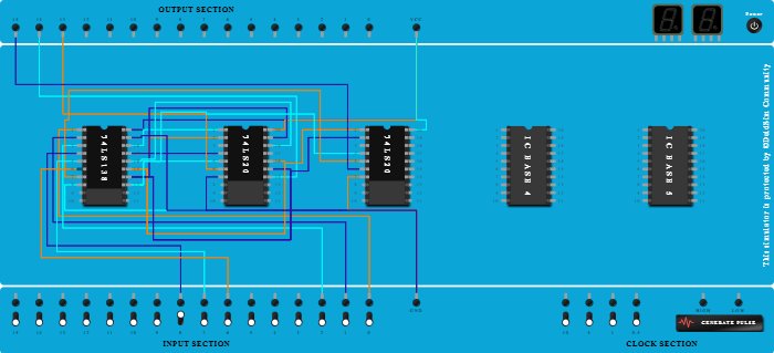 gray to binary using ic74138