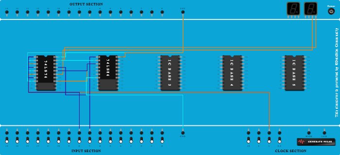 2 Bit Up/Down Counter synchronous  - Copy