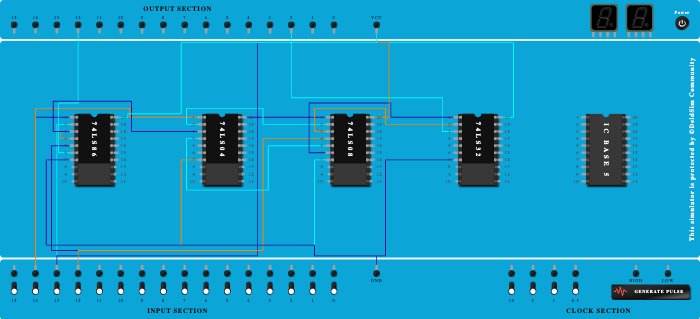 full subtractor(basic gates)
