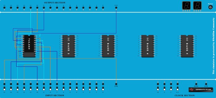 4 bit comparator