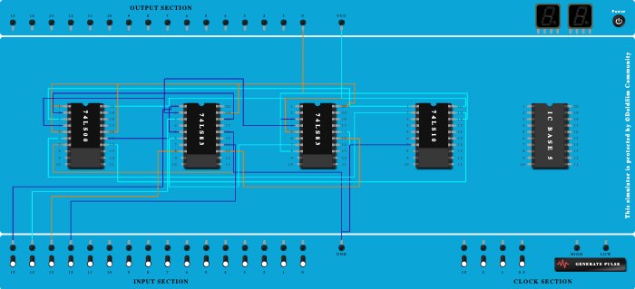single digit bcd adder