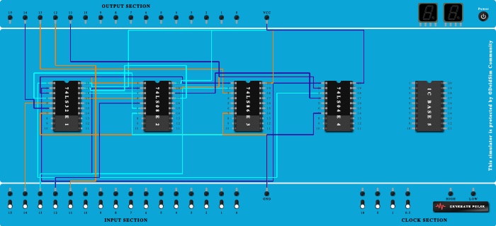B.C.D. to Excess 3 Converter