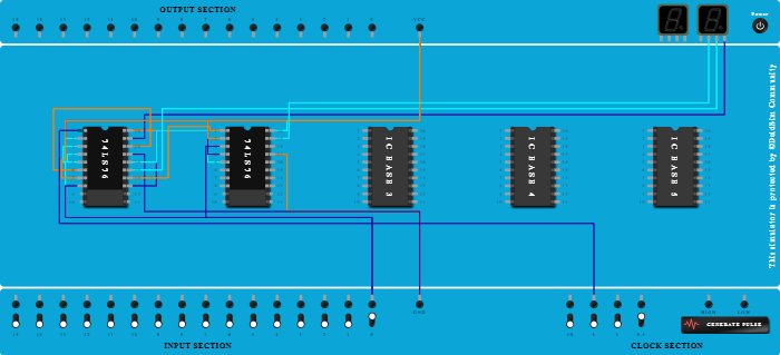 Asynchronous down counter