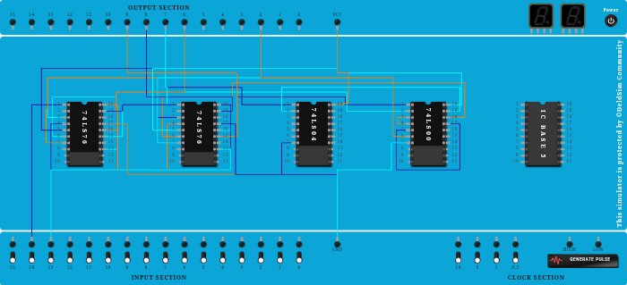ripple counter using jk ff - Copy