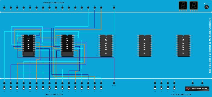 8 bit comparator