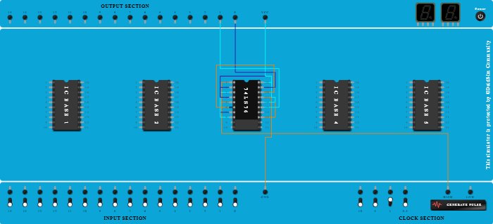 2 bit ripple counter async down