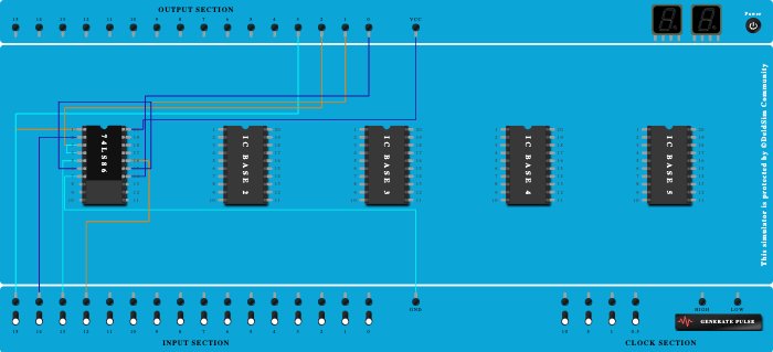 4-BIT GRAY TO BINARY CIRCUIT 