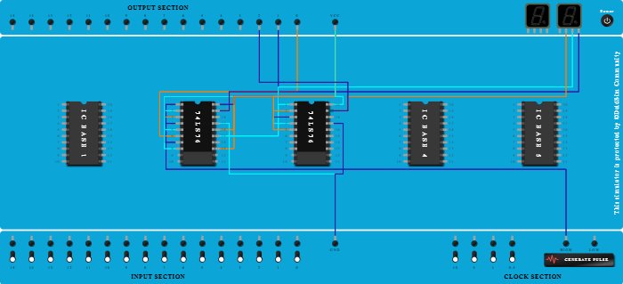 3 BIT UP COUNTER