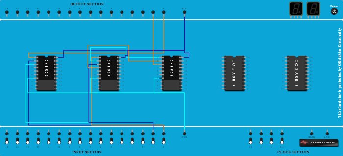 Verification of 2nd law of de morgan