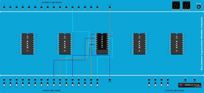 4:1 MUX USING 153