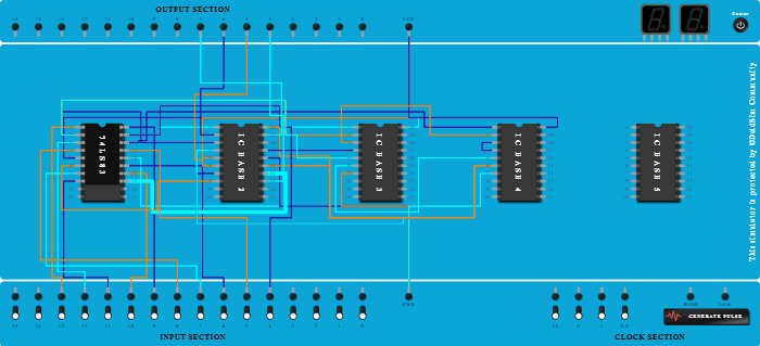 BCD adder using 4-bit binary adder  - Copy - Copy