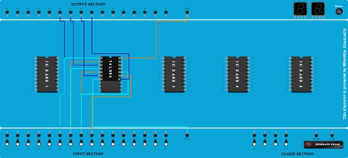 Binary to gray code convertor