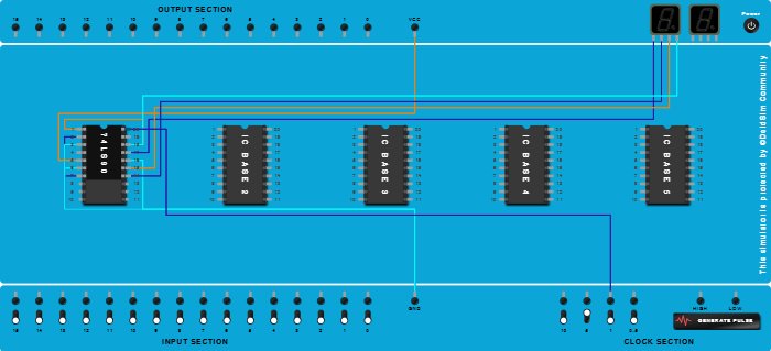 Mod 10 counter using 7490 - Copy