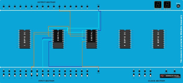 NAND gate using NOR