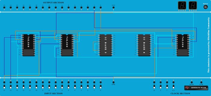 Full adder USING Nand Gates Simplified 9 NAND Gates