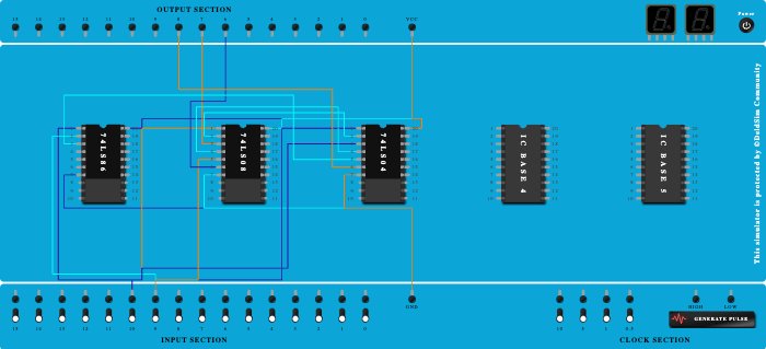 1 bit comparator