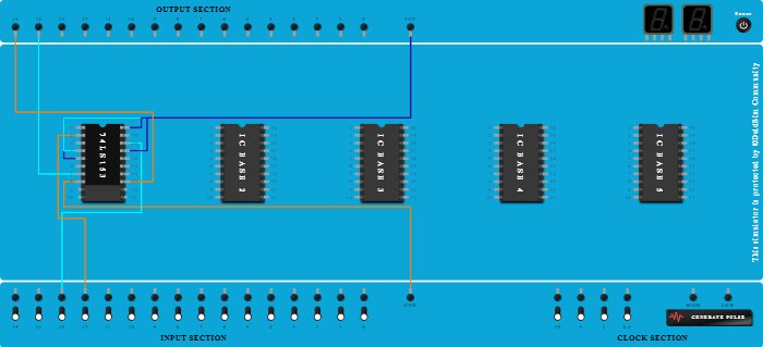Half Adder Using 4x1 MUX