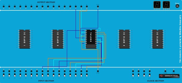 IC 7485 4-bit comparator - Copy