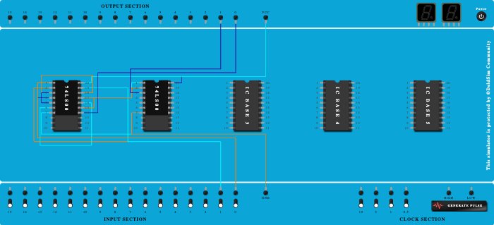 half subtractor using nand