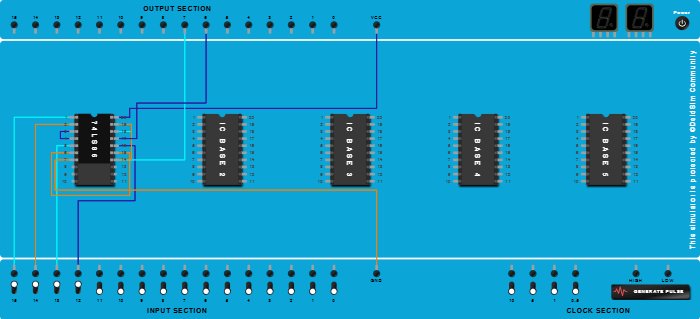 4 bit even parity generator/checker
