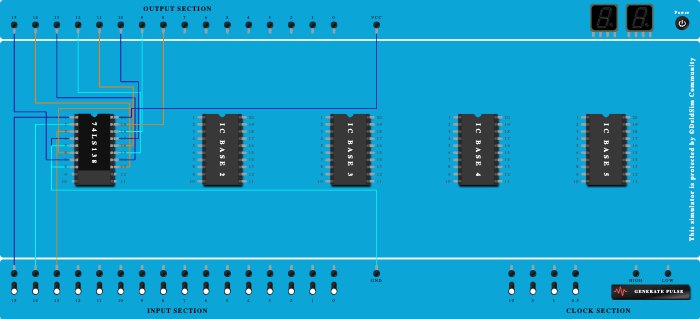 74LS138 DECODER PRACTICAL 2 ORIGINAL