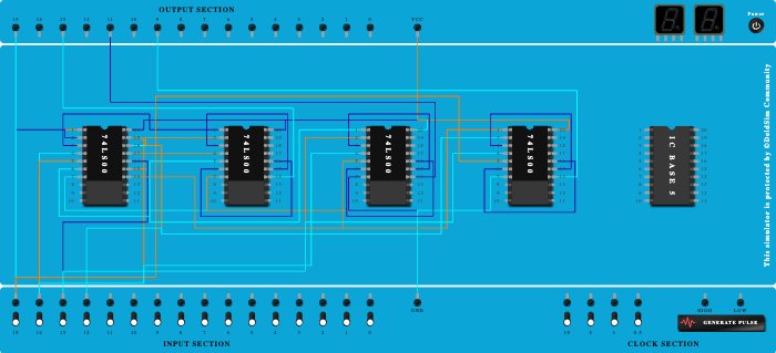 Binary to Gray (Using NAND Gates)