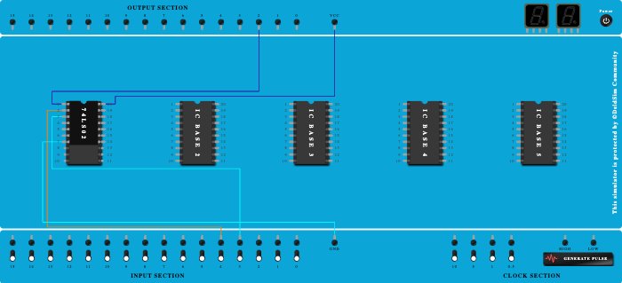 2 INPUT NOR GATE