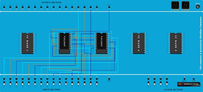 8 bit comparator