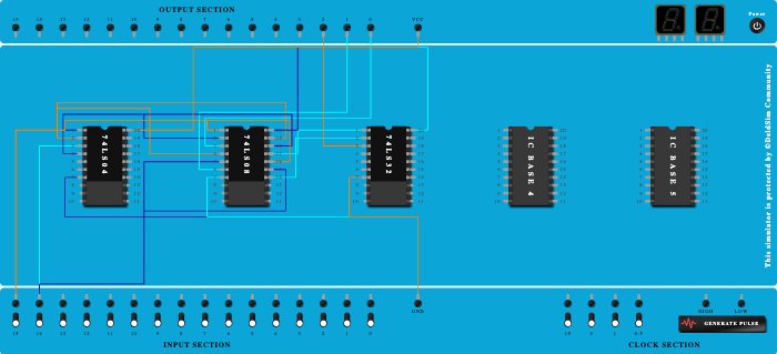 1 bit comparator