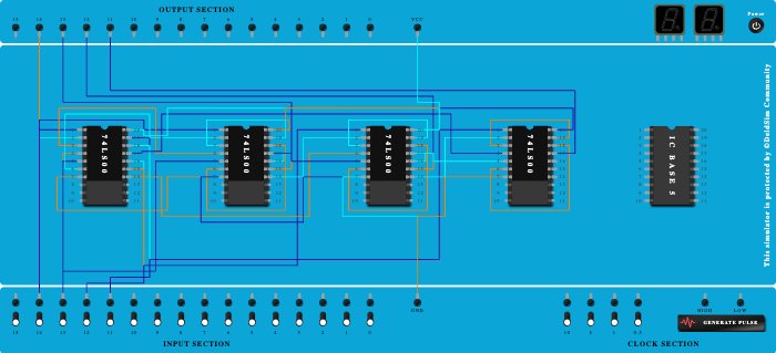 4 bit Gray code to Binary