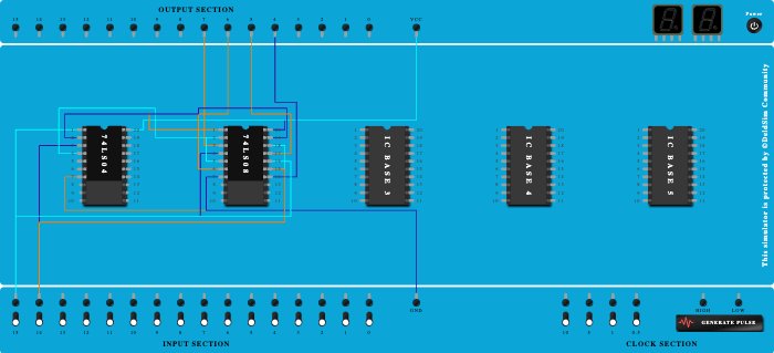 2:4 decoder using logic gates
