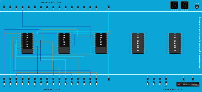 8:1 Mux using IC-74l5159
