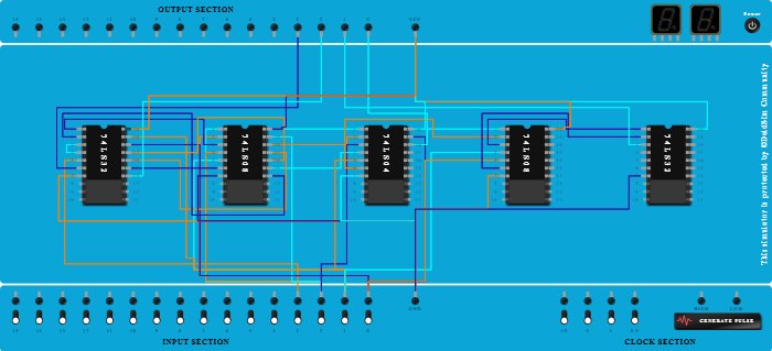bcd to excess3 using basic gate