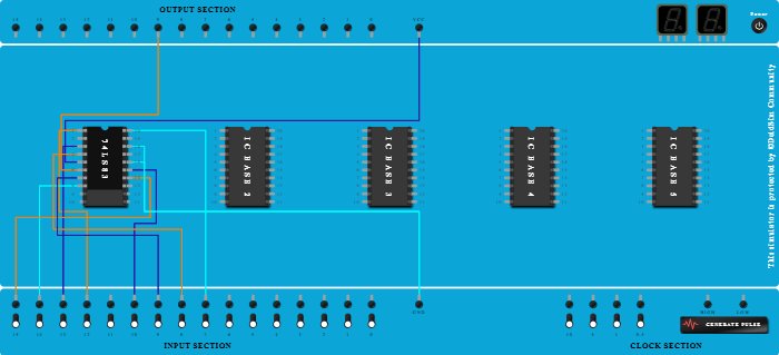 BCD ADDER USING 4 BIT BINARY ADDER - Copy