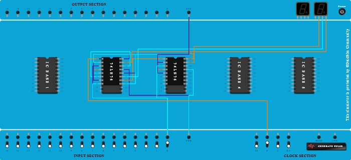 Asynchronous down counter