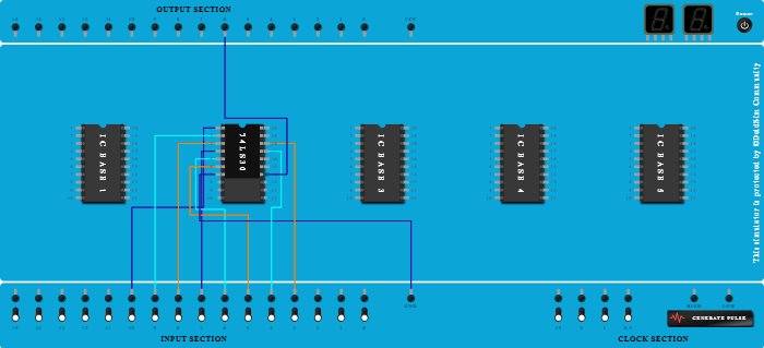 74ls30 8-input nand gate