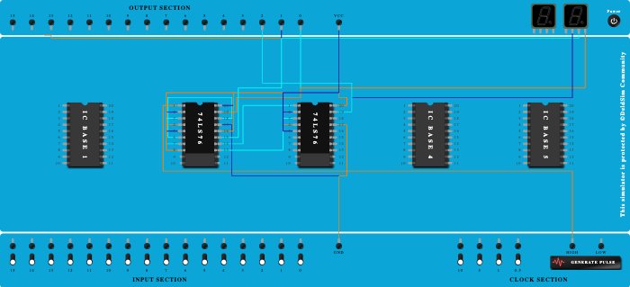3 bit asynchronous up counter - Copy