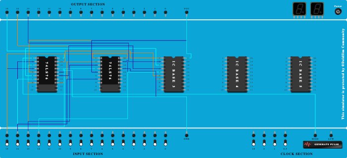 Asynchronous 3 bit up/down counter - Copy