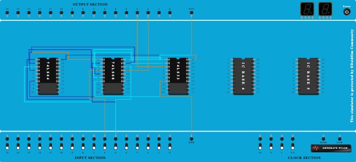 sycob221-half substractor using basic gates