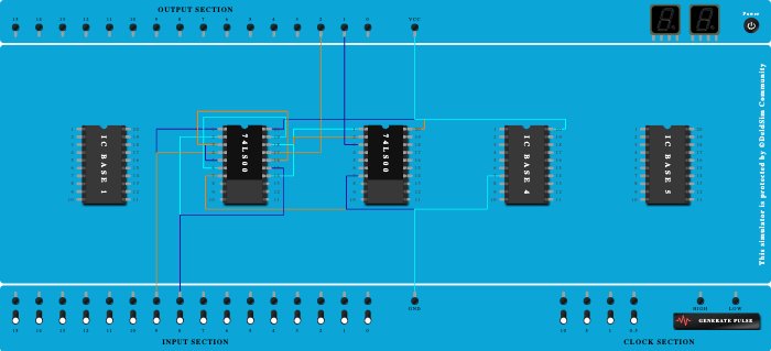 Half Substractor using NAND gate