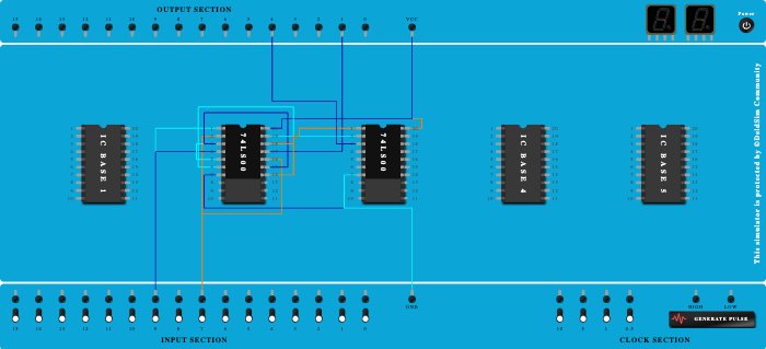 half subtractor using NAND
