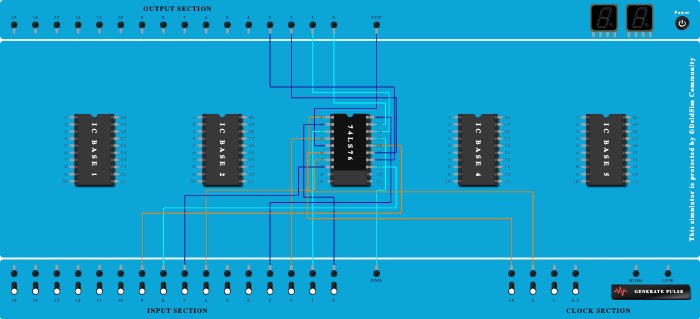 2 bit asynchronous up counter